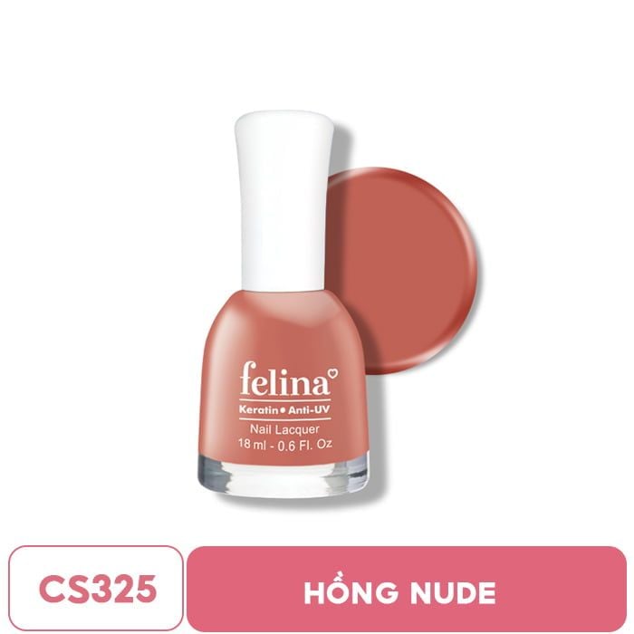 Sơn Móng Tay Lên Màu Chuẩn, Nuôi Dưỡng Móng, Màu Sắc Đa Dạng Felina Nail Lacquer 18ml