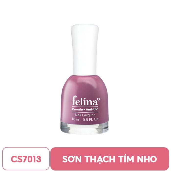 Sơn Móng Tay Lên Màu Chuẩn, Nuôi Dưỡng Móng, Màu Sắc Đa Dạng Felina Nail Lacquer 18ml