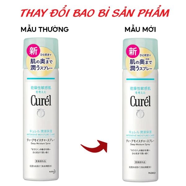  Xịt Khoáng Curél Dưỡng Da Cấp Ẩm Chuyên Sâu Intensive Moisture Care Deep Moisture Spray 