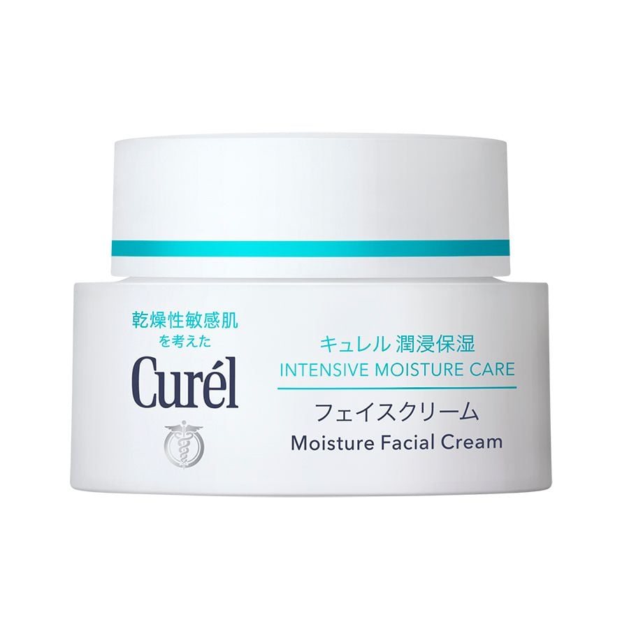 Kem Dưỡng Cấp Ẩm Chuyên Sâu Curél Intensive Moisture Care Moisture Facial Cream 40g