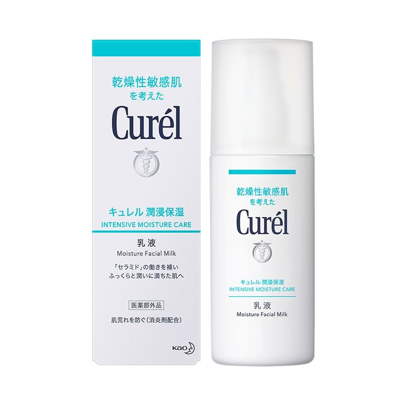 Sữa Dưỡng Da Cấp Ẩm Chuyên Sâu Curél Intensive Moisture Care Moisture Facial Milk 120ml