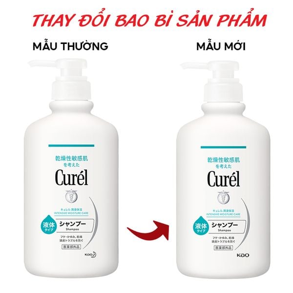  [420ml] Dầu Gội Cấp Ẩm Chuyển Sâu Curél Intensive Moisture Care Shampoo 