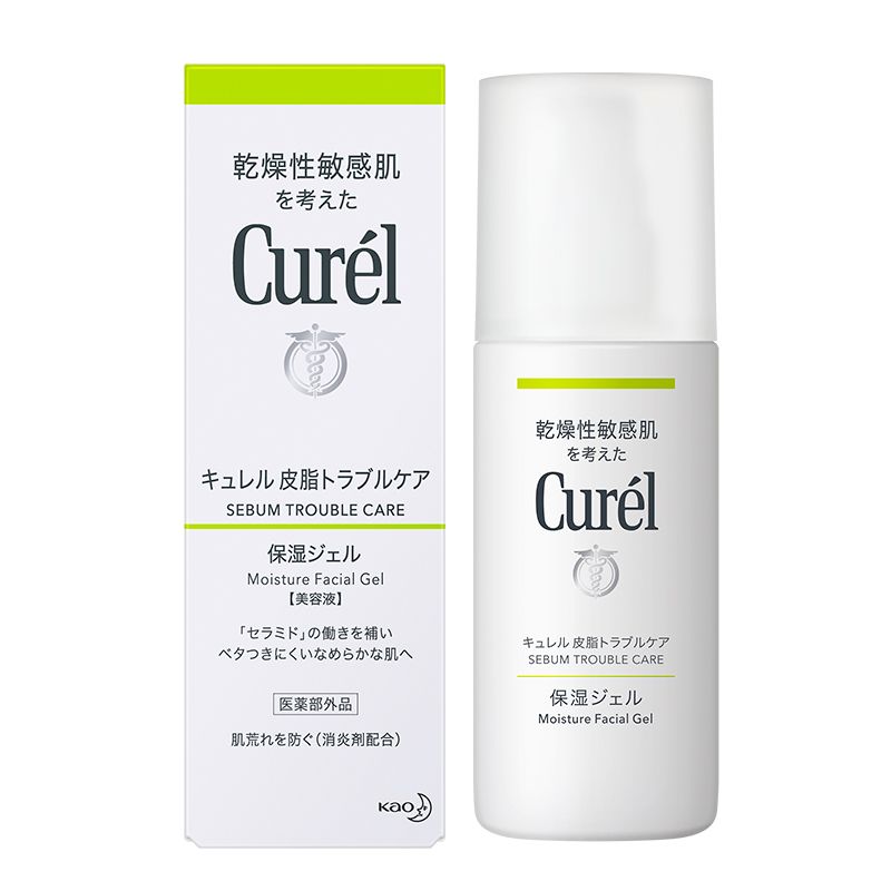 Kem Dưỡng Dạng Gel Kiểm Soát Dầu Curél Sebum Trouble Care Moisture Facial Gel 120ml