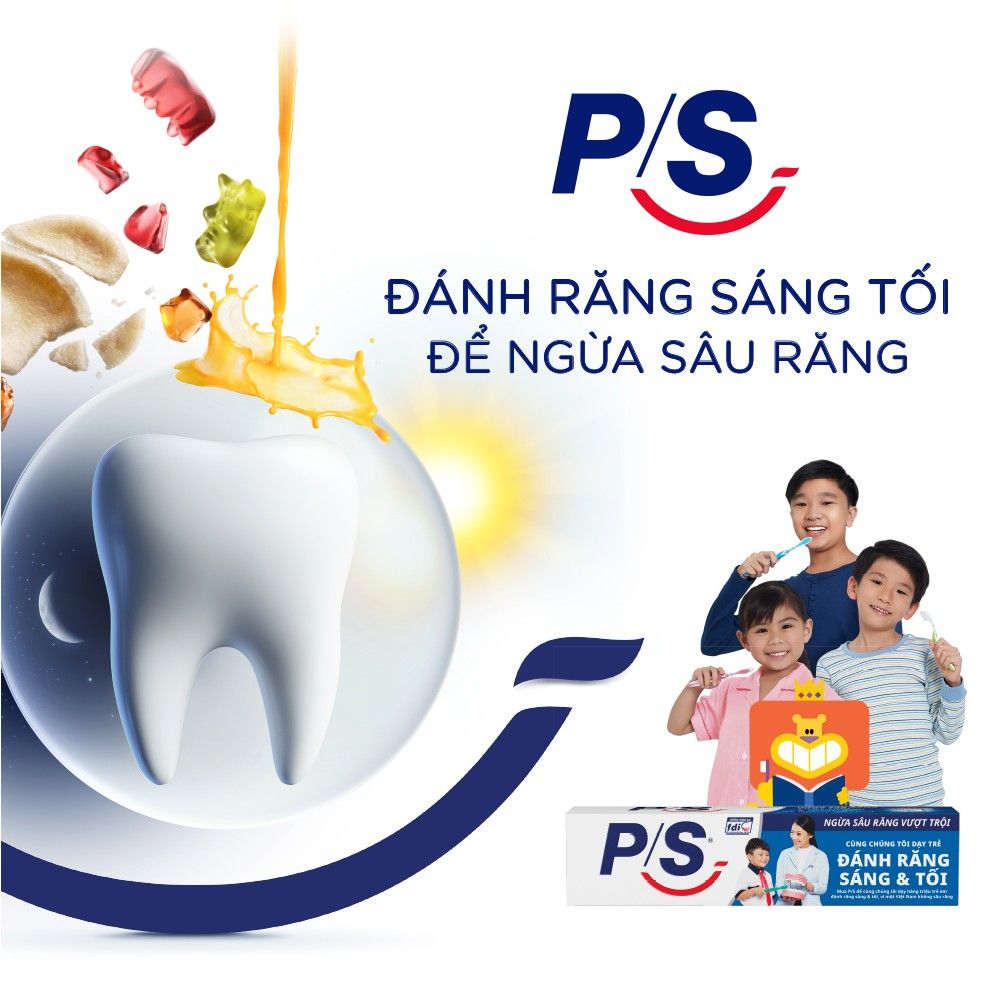 Kem Đánh Răng P/S Ngừa Sâu Răng Vượt Trội 240g