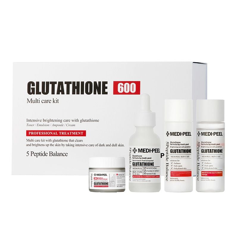 [4 Items] Bộ Sản Phẩm Medi-Peel Dưỡng Trắng, Cấp Ẩm Bio-Intense Glutathione 600 Multi Care Kit