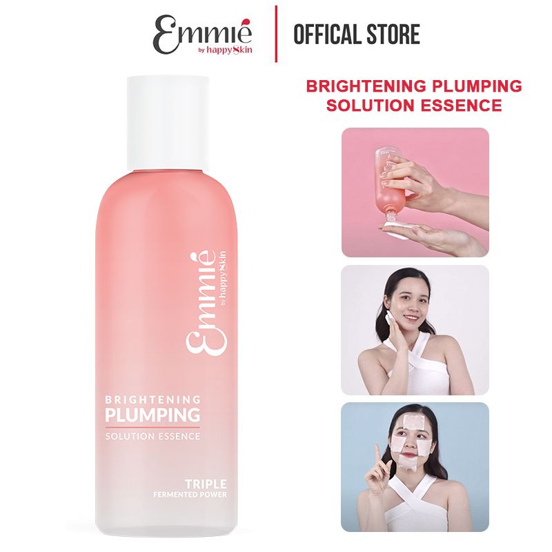 Nước Dưỡng Hỗ Trợ Làm Sáng Da Emmié By HappySkin Brightening Plumping Solution Essence 230ml