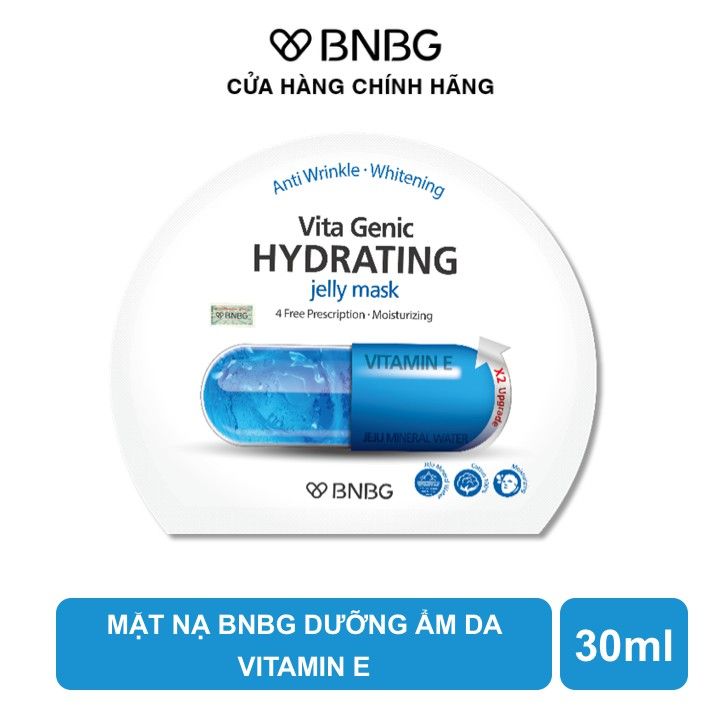 Mặt Nạ Miếng Dưỡng Ẩm, Hỗ Trợ Dưỡng Trắng, Cải Thiện Làn Da Hàn Quốc BNBG (Vitamin A, B C, E)