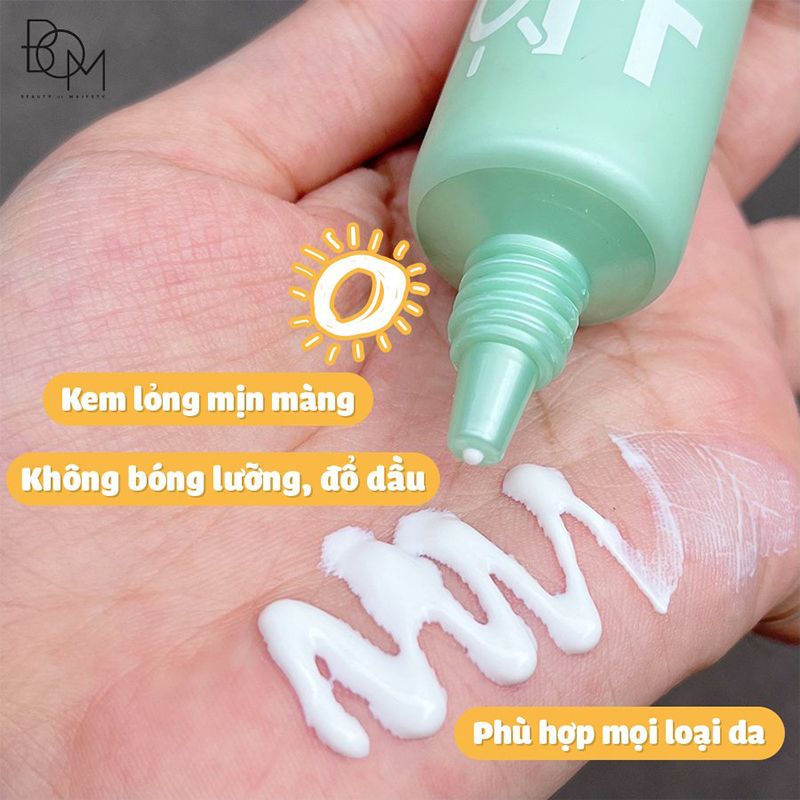 Kem Chống Nắng Dưỡng Ẩm Nhẹ Dịu Cho Mọi Loại Da B.O.M Green UV Sun Off SPF50+/PA++++ 50ml