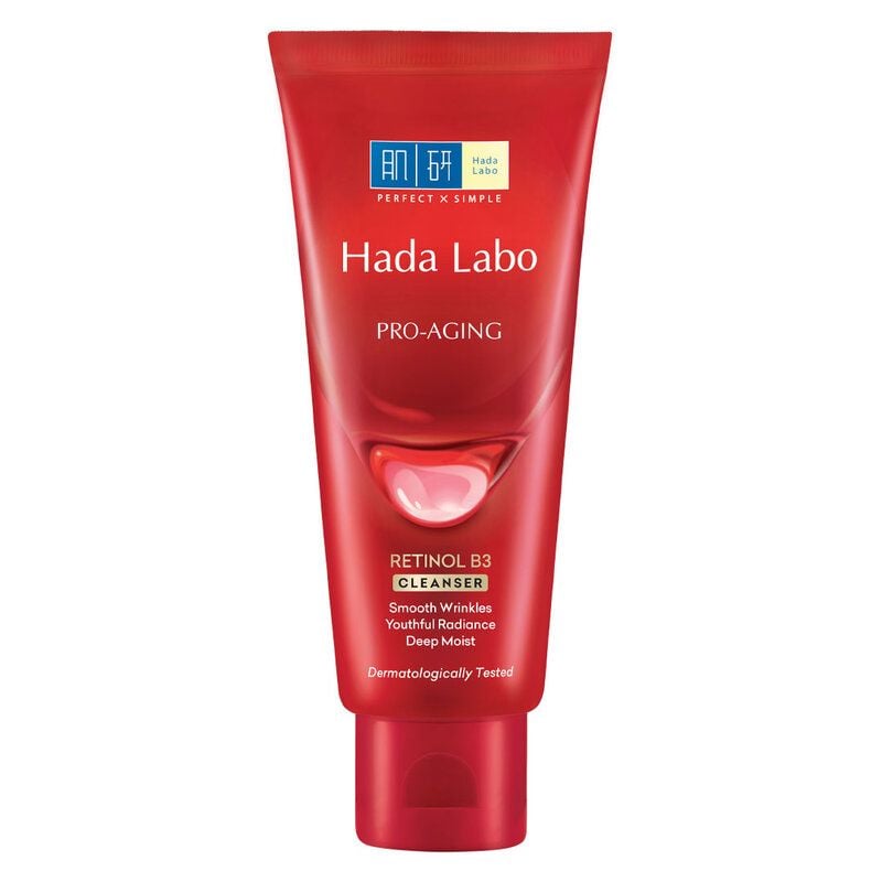 Sữa Rửa Mặt Hada Labo Cải Thiện Nếp Nhăn, Lão Hóa Da Pro Anti Aging Lifting Cleanser 80g