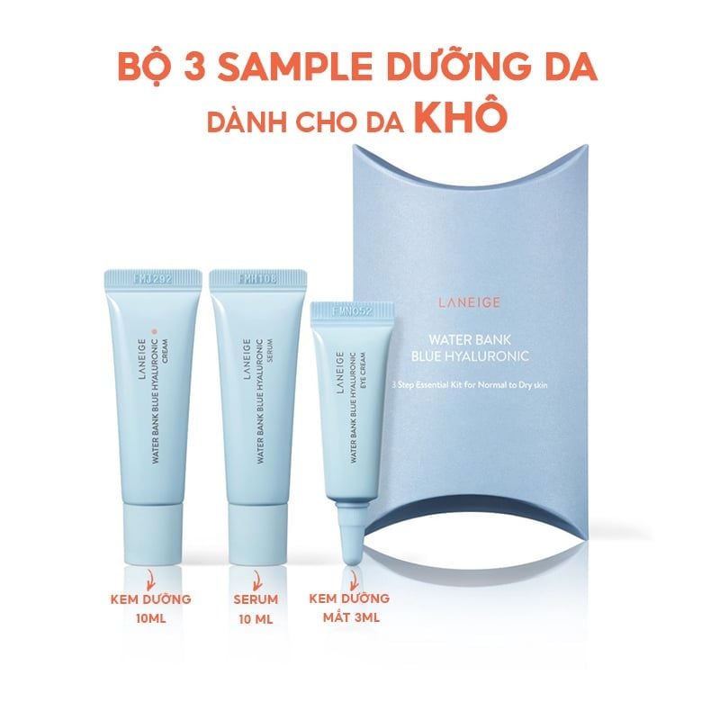 Kem Dưỡng Ẩm Làm Dịu, Hỗ Trợ Phục Hồi Cho Da Thường, Da Khô Laneige Water Bank Blue Hyaluronic Cream For Normal To Dry Skin 50ml