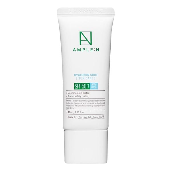 Kem Chống Nắng, Cấp Ẩm Ample:N Hyaluron Shot Sun Care SPF50+/PA++++ 40ml