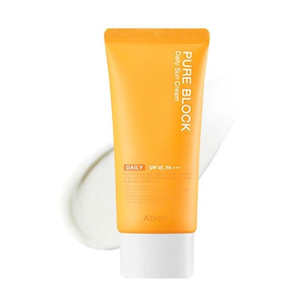 Kem Chống Nắng A'Pieu Cấp Ẩm, Làm Dịu Da Pure Block Daily Sun Cream SPF 45/ PA+++ 50ml