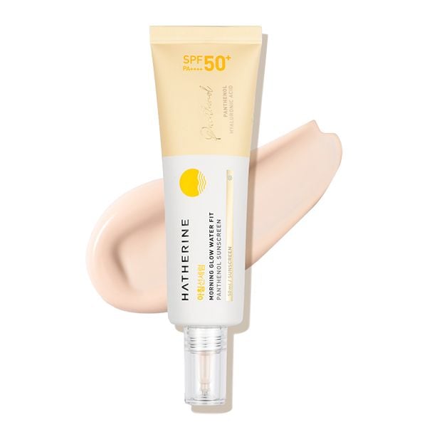 Kem Chống Nắng Hatherine Dưỡng Ẩm Và Bảo Vệ Da Morning Glow Water Fit Panthenol Sunscreen SPF 50+/PA ++++ 50ml