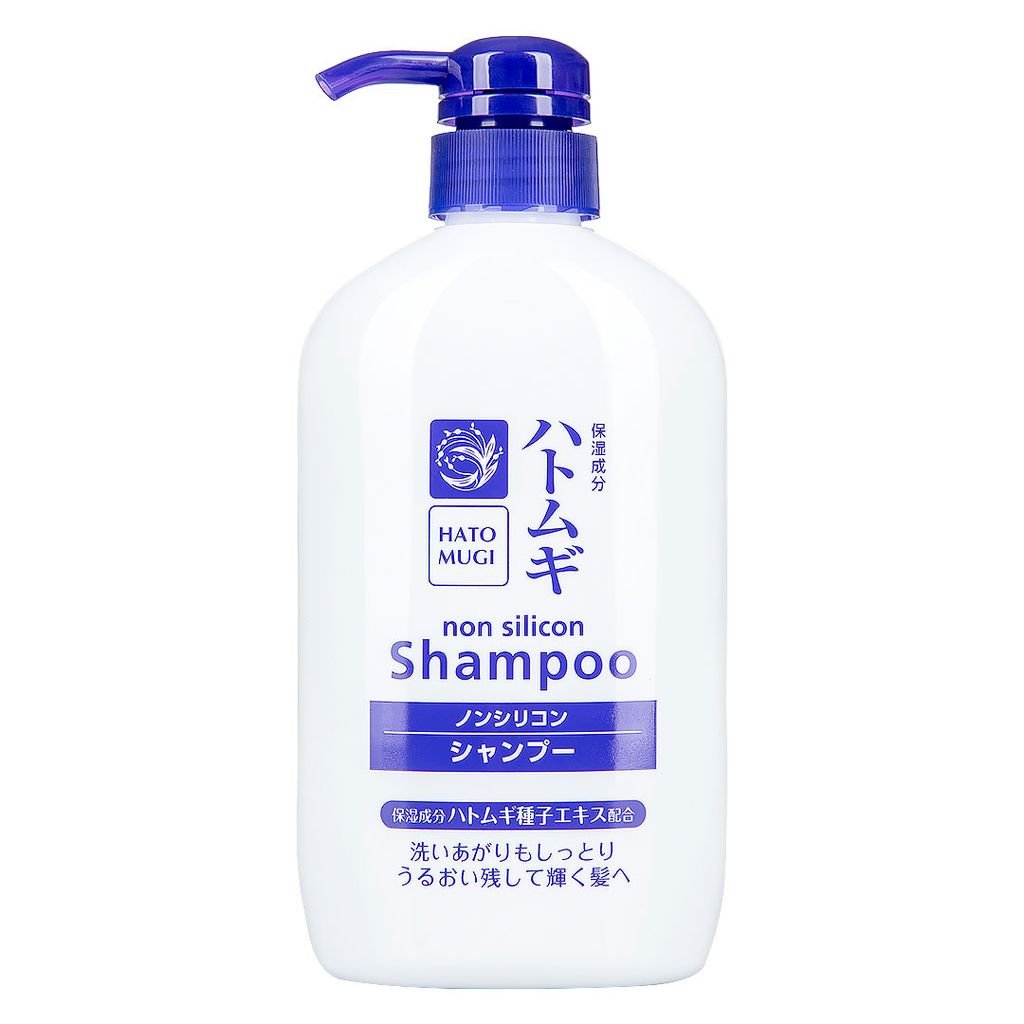 [600ml] Dầu Gội Chiết Xuất Từ Hạt Ý Dĩ Cosme Station Hatomugi Non Silicon Shampoo