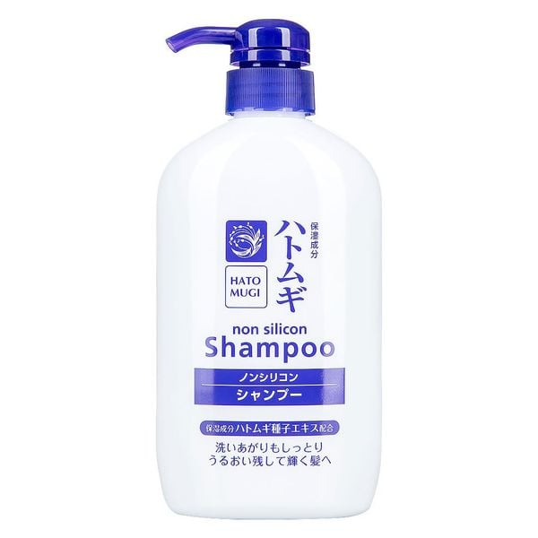  [600ml] Dầu Gội Cosme Station Chiết Xuất Từ Hạt Ý Dĩ Hatomugi Non Silicon Shampoo 
