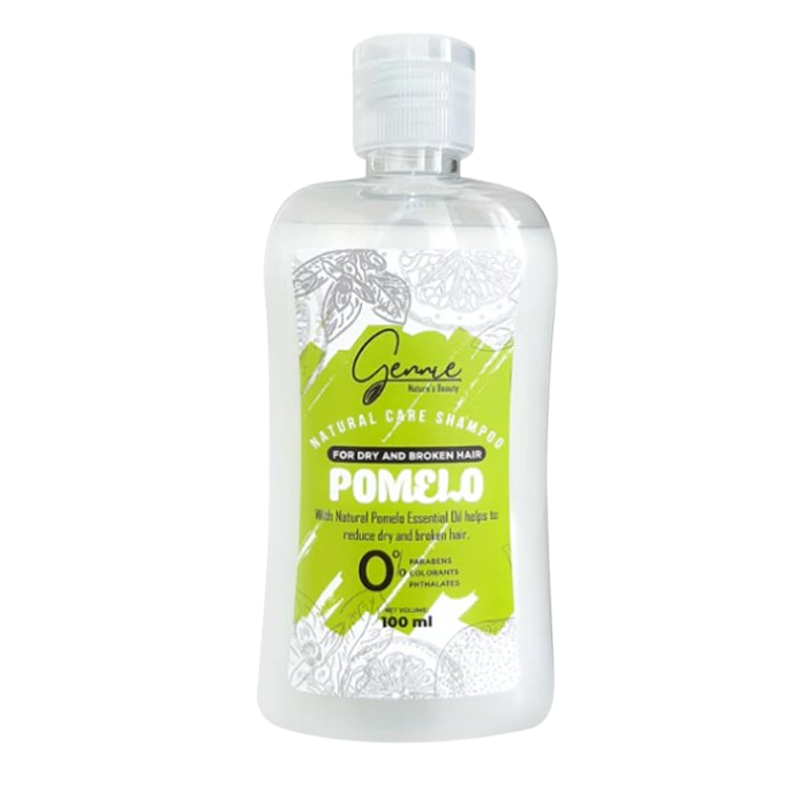 Dầu Gội Tinh Dầu Bưởi Ngăn Ngừa Gãy Rụng, Kích Thích Mọc Tóc Gennie Natural Care Shampoo Pomelo For Dry And Broken Hair 400ml