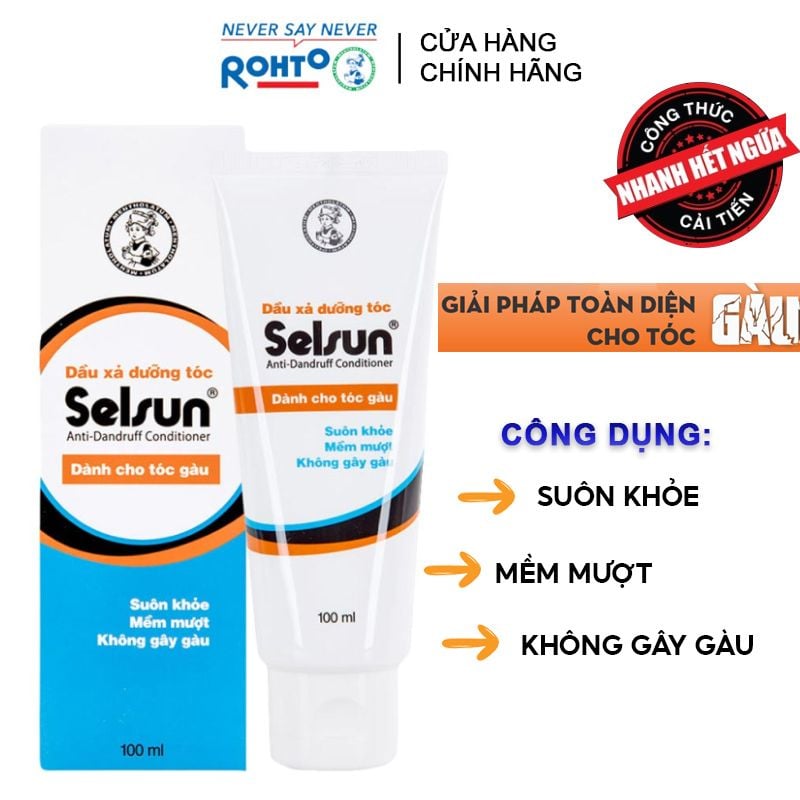Dầu Xả Selsun Dưỡng Tóc Dành Cho Tóc Gàu Anti-Dandruff Conditioner 100ml