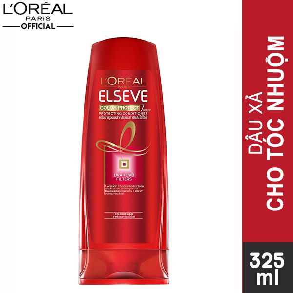 [325ml] Dầu Xả Giữ Màu Cho Tóc Nhuộm L'Oreal Elseve Color Protect 7 Weeks Conditioner