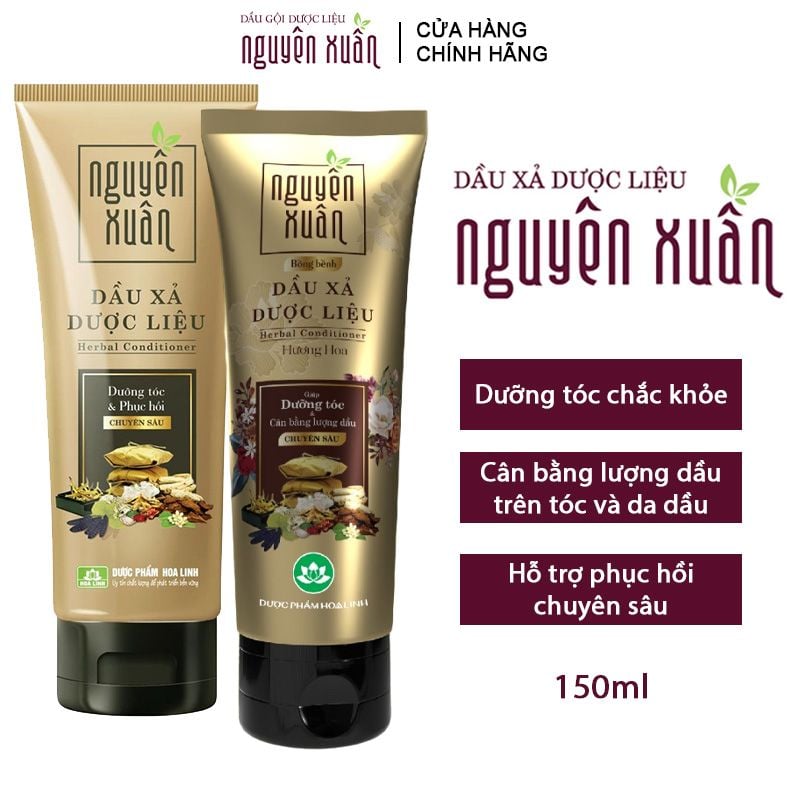 Dầu Xả Dược Liệu Giúp Tóc Suôn Mượt, Bồng Bềnh Nguyên Xuân Herbal Conditioner 150ml