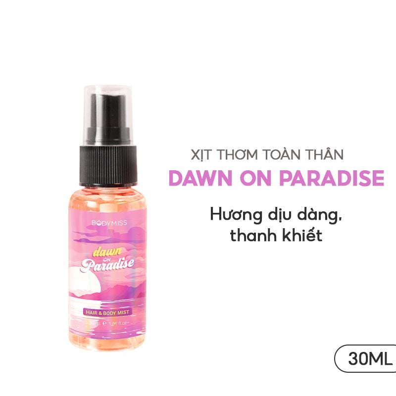 Xịt Thơm Toàn Thân Hương Cho Nam & Nữ Bodymiss