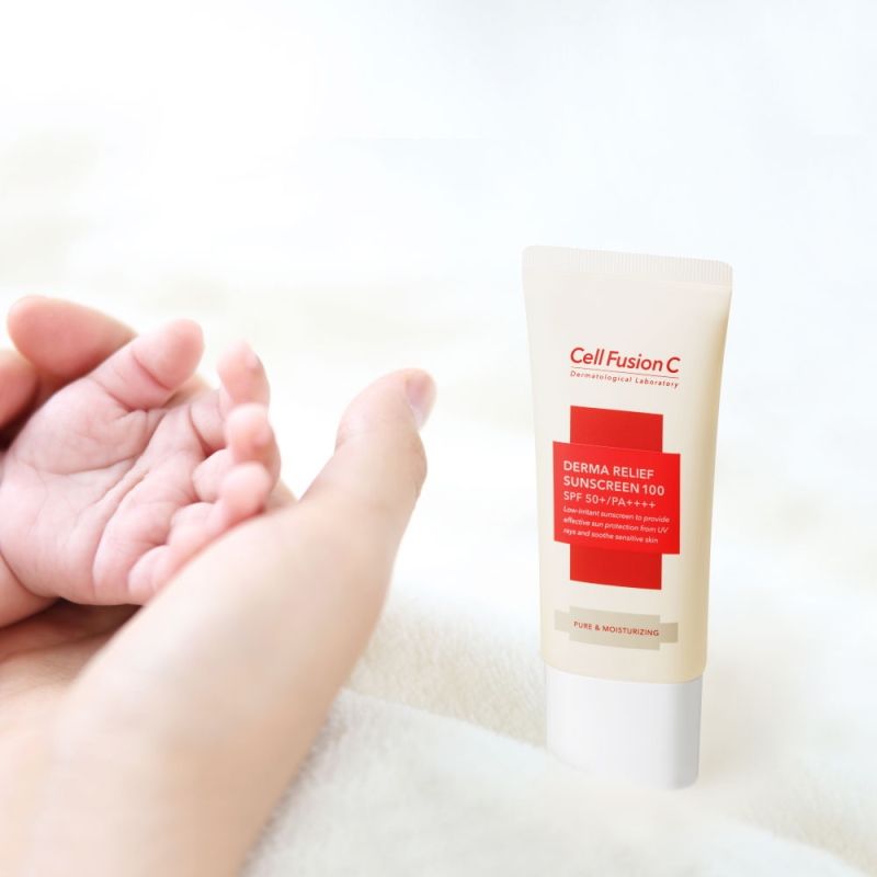 Kem Chống Nắng Cell Fusion C Dịu Nhẹ, An Toàn Cho Mọi Loại Da  Derma Relief Sunscreen 100 SPF50+/PA++++