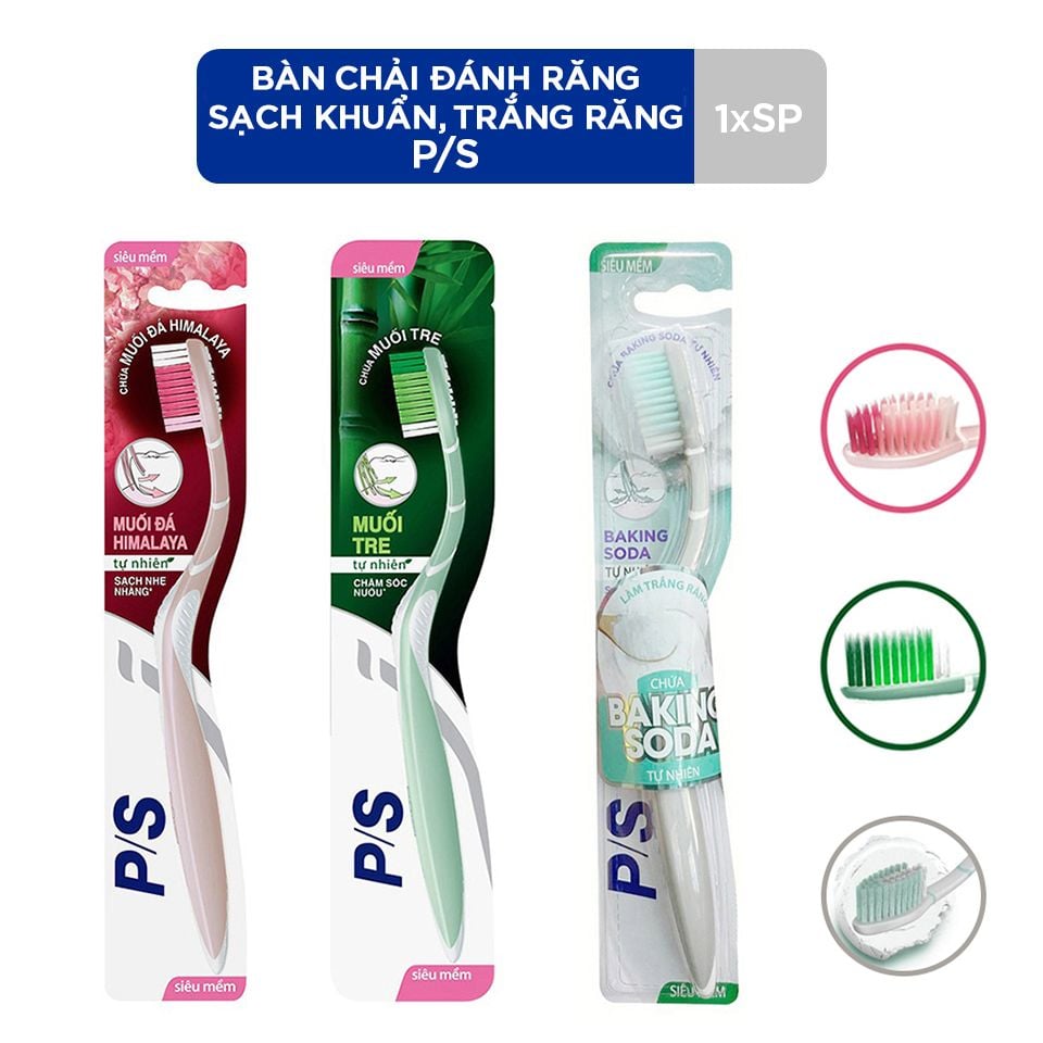 Bàn Chải Đánh Răng Sạch Khuẩn, Trắng Răng P/S