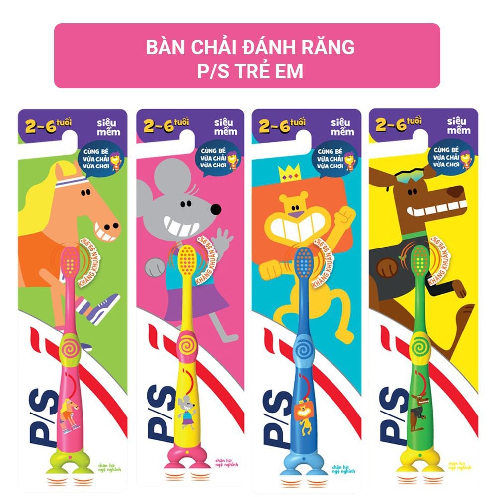 Bàn Chải Đánh Răng P/S Trẻ Em 2 - 6 Tuổi