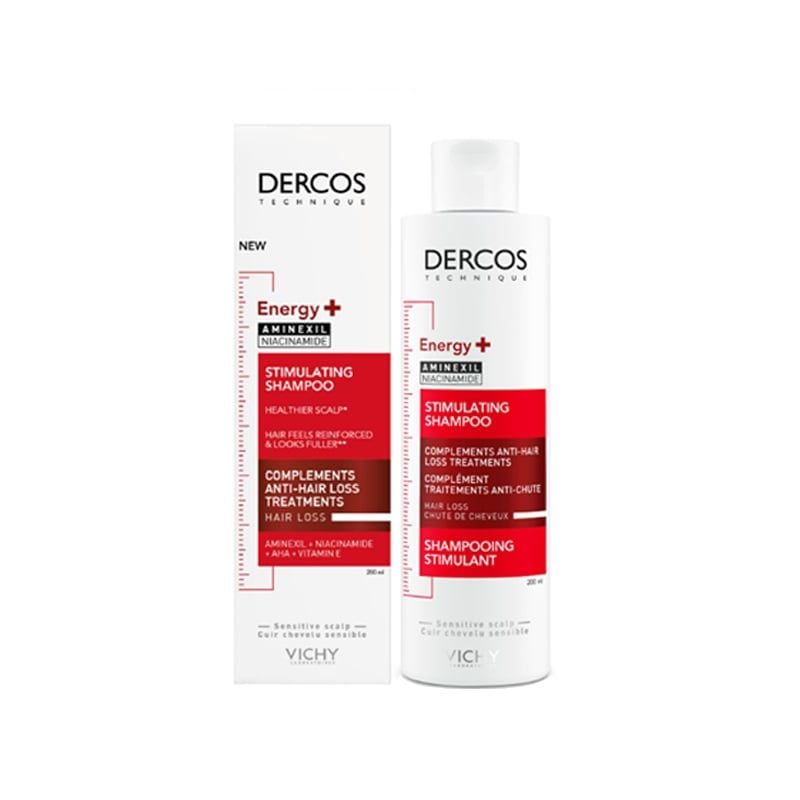 [200ml] Dầu Gội Vichy Hỗ Trợ Giảm Rụng Tóc Dercos Energising Stimulating Shampoo