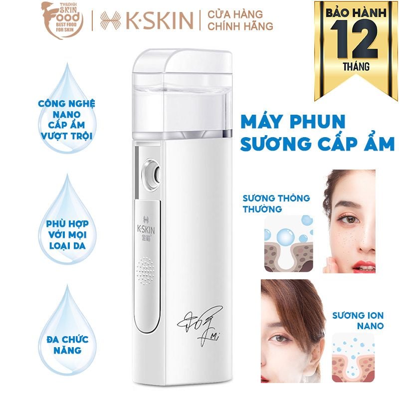 Máy Phun Sương Cấp Ẩm Mini K.Skin Handy Mist White KD88