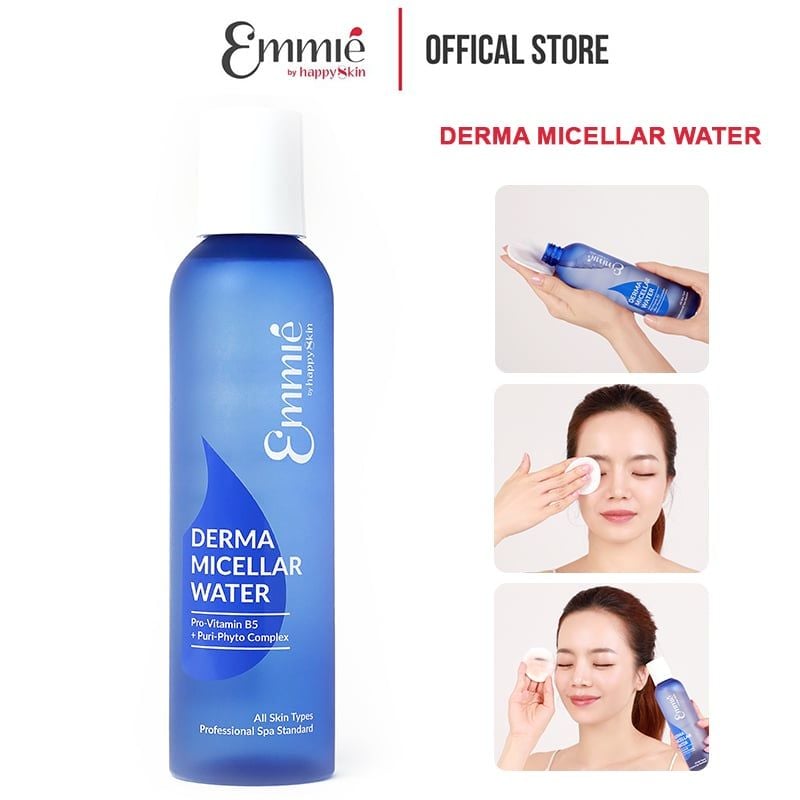 Nước Tẩy Trang Emmié By HappySkin Làm Sạch Sâu Derma Micellar Water 250ml