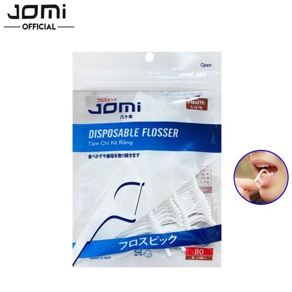  [80 cây] Tăm Chỉ Kẽ Răng Nhật Bản Jomi 