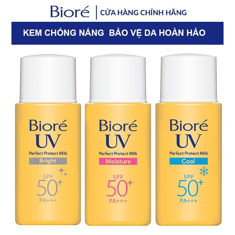 Sữa Chống Nắng Bảo Vệ Da Hoàn Hảo Bioré UV Perfect Protect Milk SPF50+/PA+++ 25ml