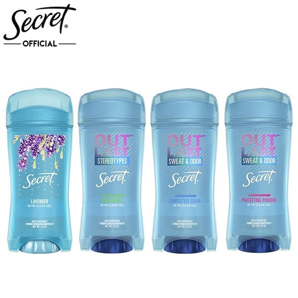  Gel Khử Mùi, Ngăn Tiết Mồ Hồi Secret 48Hr Clear Gel Anti-Perspirant 73g 