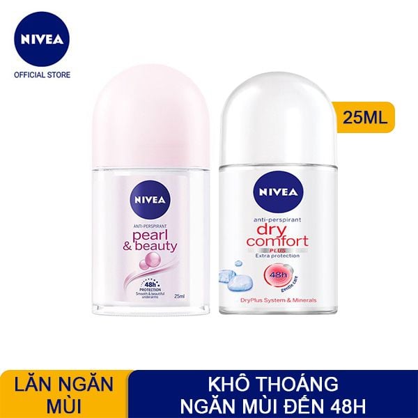 Lăn Khử Mùi Ngọc Trai Nivea Anti-Perspirant Roll On