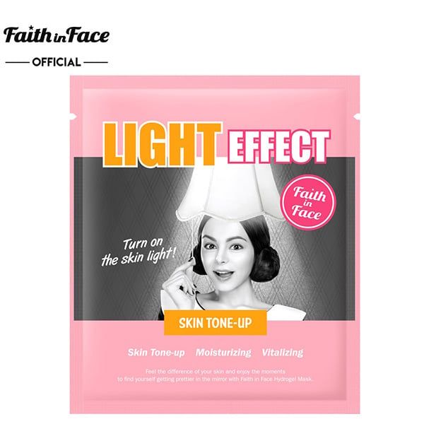 Mặt Nạ Miếng Dưỡng Sáng Da Faith In Face Light Effect Hydrogel Mask 25g