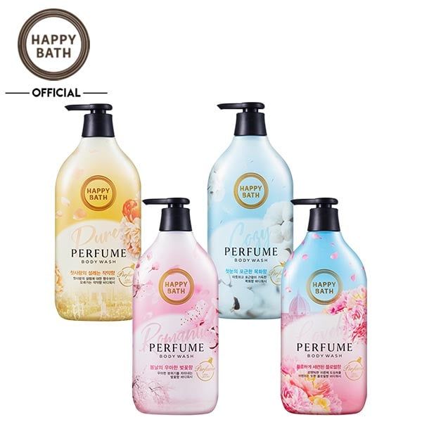 [900g] Sữa Tắm Happy Bath Hương Nước Hoa Perfume Body Wash #COTTON FLOWER