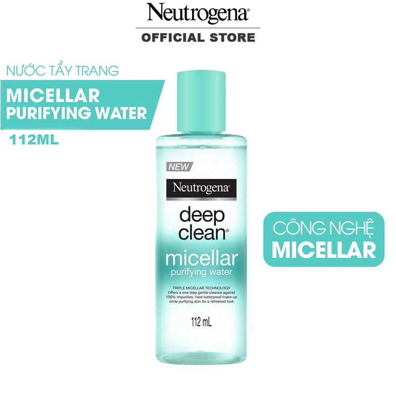 Nước Tẩy Trang Thanh Lọc Và Làm Sạch Sâu Neutrogena Deep Clean Micellar Purifying Water 400ml