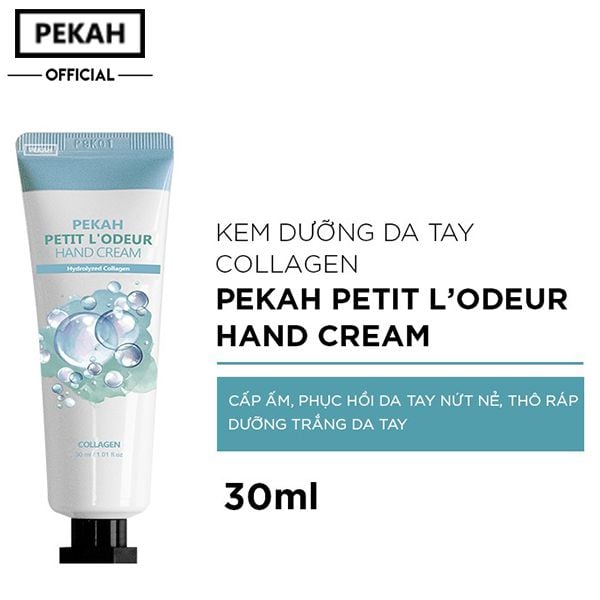 [30ml] Kem Dưỡng Da Tay Pekah Petit L'odeur Collagen Hand Cream