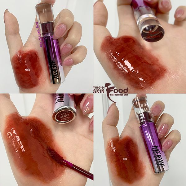  [Màu 1-11] Son Tint Bóng Siêu Lì, Cho Đôi Môi Căng Mọng Merzy Aurora Dewy Tint 5.5g 