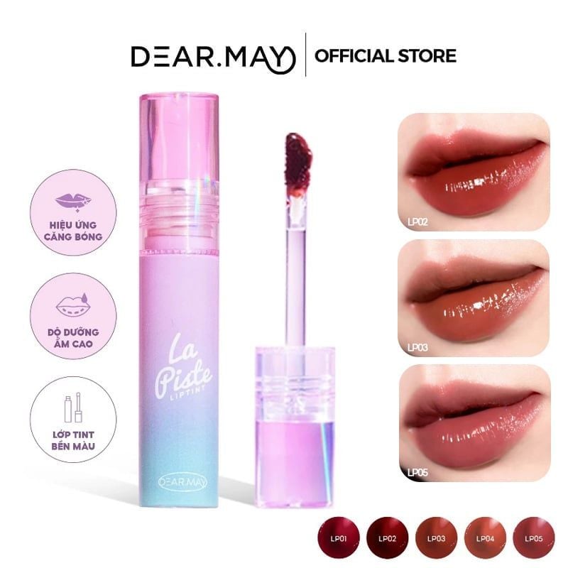 Son Tint Bóng Lâu Trôi Dearmay La Piste Lip Tint 4.1g
