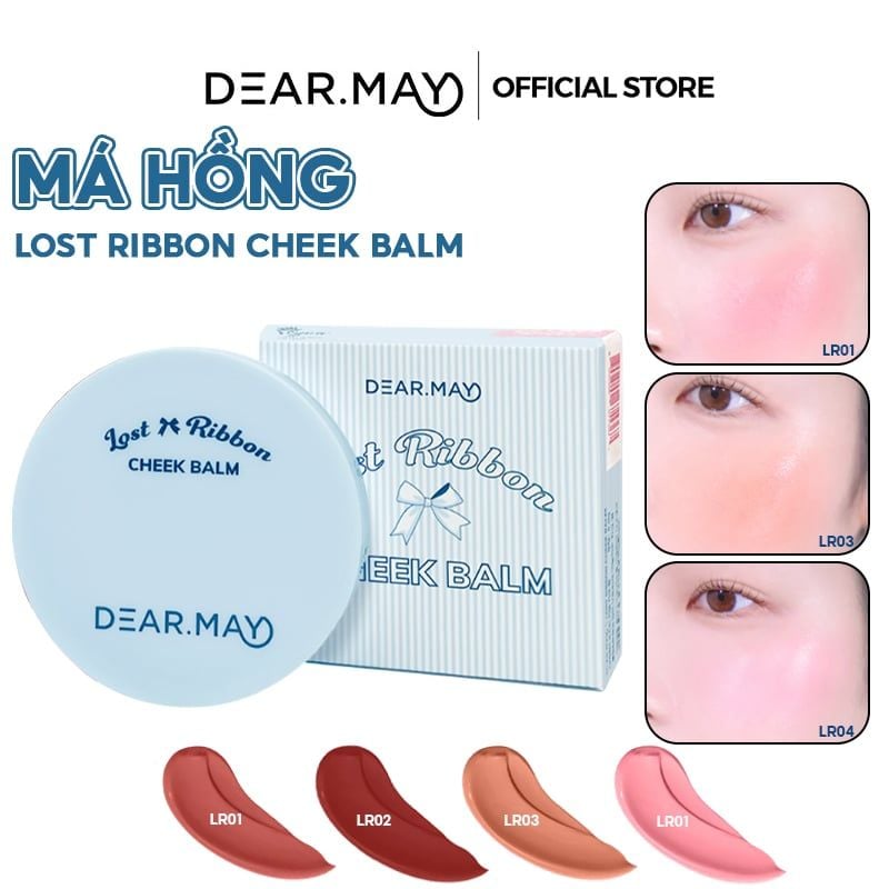 Má Hồng Dạng Kem Thuần Chay Dearmay Lost Ribbon Cheek Balm 4g