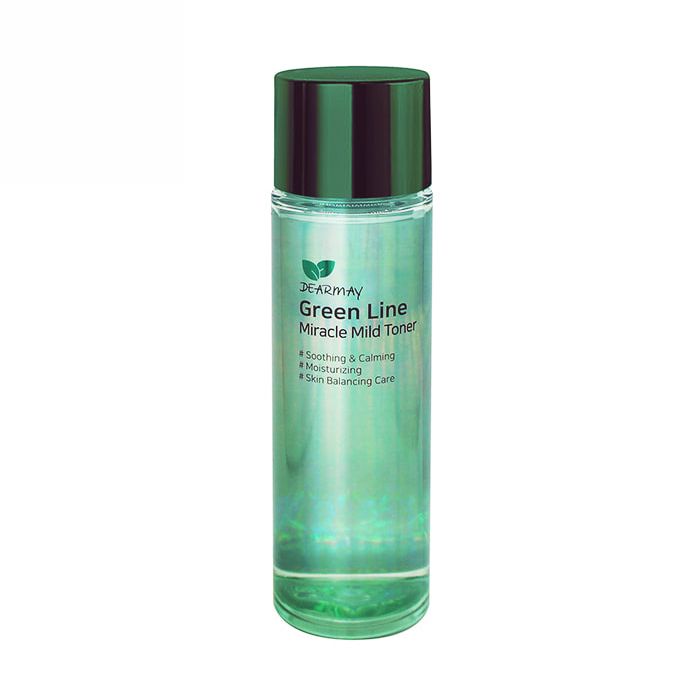 Nước Hoa Hồng Cân Bằng, Làm Dịu Da Chiết Xuất Thiên Nhiên Dearmay Green Line Miracle Mild Toner 150ml