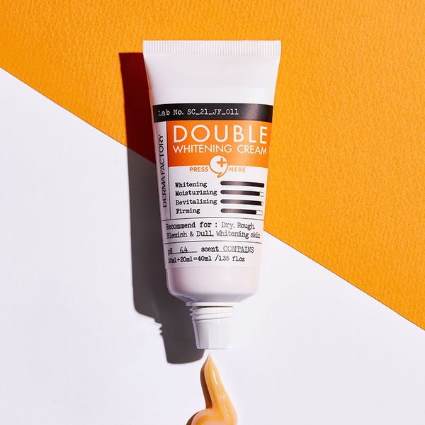  Kem Dưỡng Derma Factory Hỗ Trợ Dưỡng Sáng, Cấp Ẩm, Mờ Thâm Nám Double Whitening Cream 40ml 