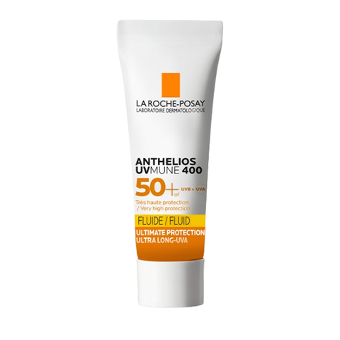 Kem Chống Nắng Dạng Sữa, Bảo Vệ Da Khỏi UVA Dài, Ngăn Ngừa Thâm Nám La Roche-Posay Anthelios UVMune 400 Invisible Fluid SPF50+ 50ml