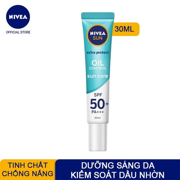 Tinh Chất Chống Nắng Nivea Hỗ Trợ Dưỡng Sáng Da Sun Extra Protect SPF50+/PA+++ 30ml