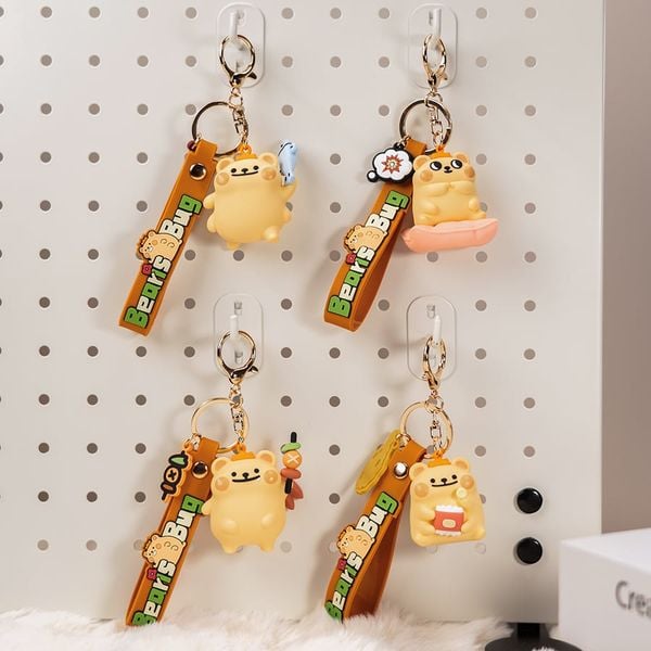  Móc Khóa BearisBug 3D Keychain 