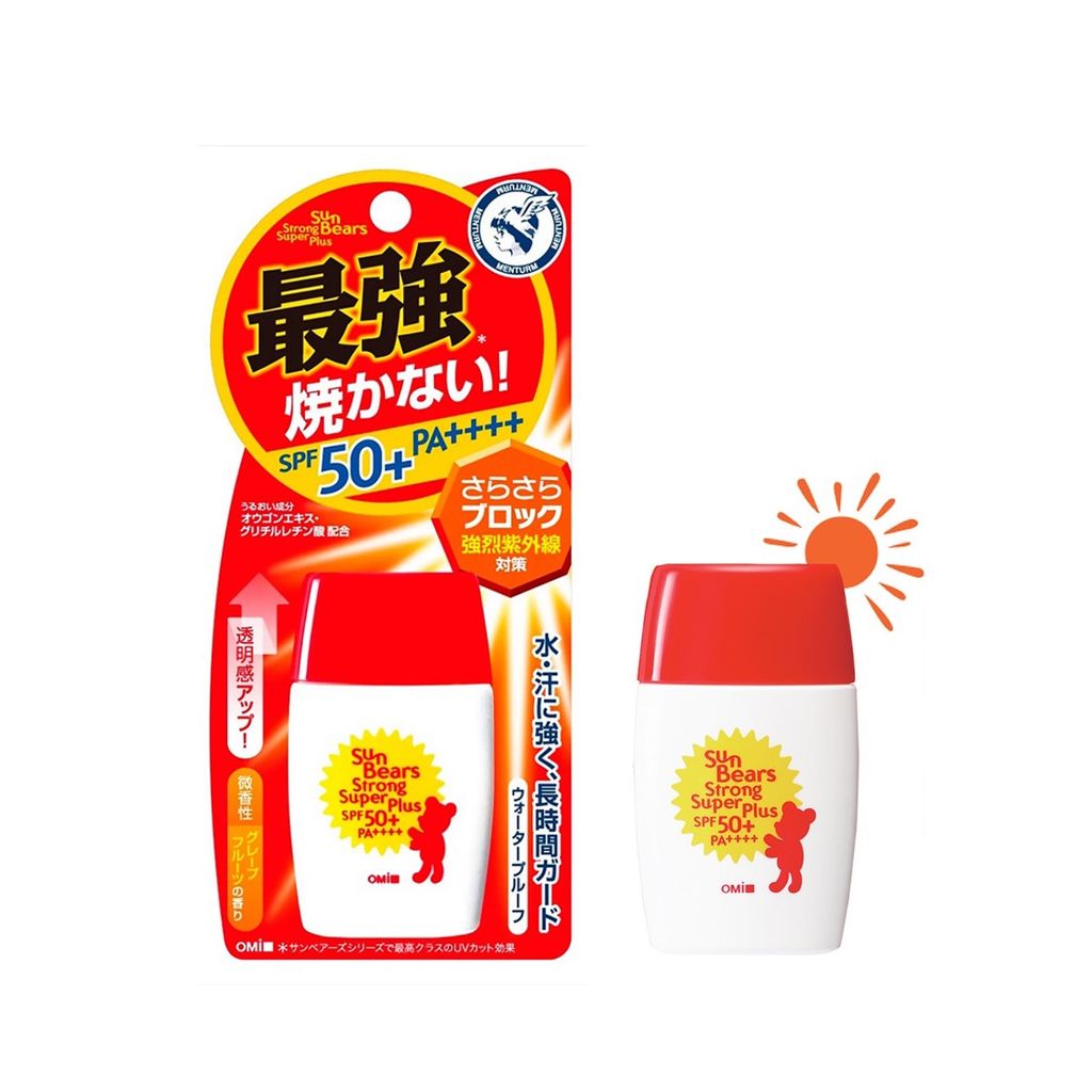 Kem Chống Nắng OMI Dành Cho Da Siêu Nhạy Cảm Sun Bears Strong Super Plus 30g