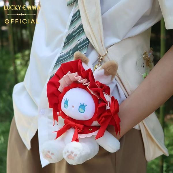  Móc Khóa Gấu Bông Size Lớn Lucky Emma Plush Toy Key Chains 