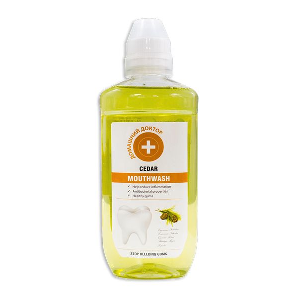  [300ml] Nước Súc Miệng Domashnij Chiết Xuất Cây Tuyết Tùng Doctor Cedar Mouthwash 