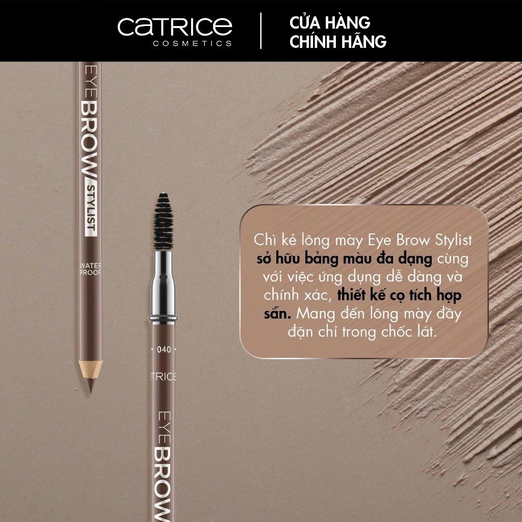 Chì Kẻ Mày 2 Đầu, Lâu Trôi Catrice Eye Brow Stylist 1.4g